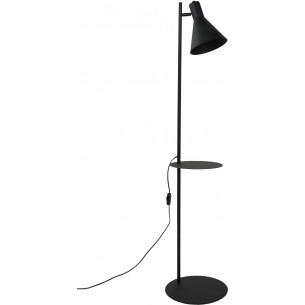 Jump 138cm black floor lamp with table TK Lighting