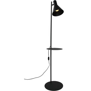 Lampa podłogowa ze stolikiem Jump 138cm czarna TK Lighting 2