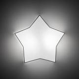 Plafon dziecięcy gwiazda Star 45x43cm beżowy len TK Lighting
