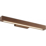 Kinkiet drewniany podłużny Teo LED 46cm orzech TK Lighting