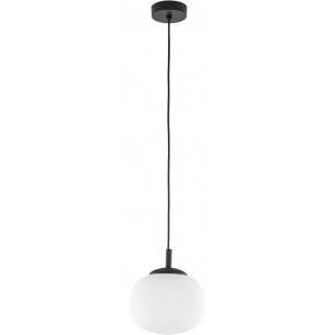 Lampa wisząca szklana Vibe 20cm biała TK Lighting