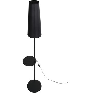 Lampa podłogowa z abażurem i stolikiem Zing 170cm czarna TK Lighting 2