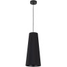 Lampa wisząca stożek z abażurem Zing 20cm czarna TK Lighting