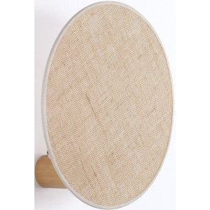 Pulse 36cm jute round boho wall lamp TK Lighting