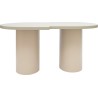 Object098 140x90cm gray-beige wooden designer table NG Design