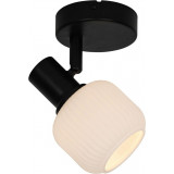 Stem white&amp;black ceiling glass spotlight ZumaLine