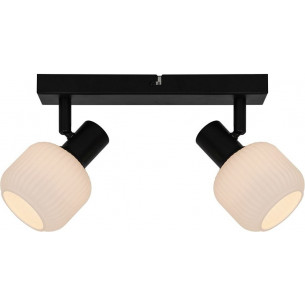 Stem II white&amp;black ceiling glass spotlight ZumaLine