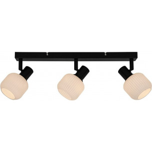 Stem III white&amp;black ceiling spotlight glass ZumaLine