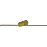 Kinkiet podłużny minimalistyczny Fad LED 60cm złoty Zumaline