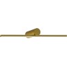 Kinkiet podłużny minimalistyczny Fad LED 60cm złoty Zumaline