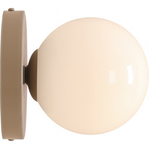 Ball Colours II S 14cm white&amp;beige glass ball wall lamp Aldex