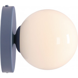 Ball Colours II S 14cm white&amp;blue glass ball wall lamp Aldex