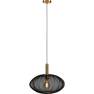 Corina 50cm black&matte gold pendant lamp Lucide 2