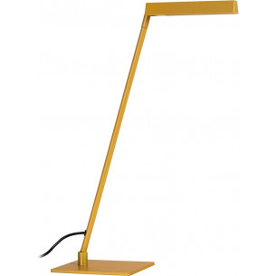 Lavale LED yellow desk lamp with dimmer Lucide