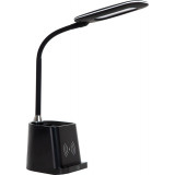 Lampa na biurko z ładowarką indukcyjną Penny LED 3000K czarna Lucide