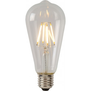 Żarówka ściemniana ST64 Class B LED E27 7W 1300 lm 2700K 6,4cm przezroczysta Lucide
