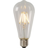 Żarówka ściemniana ST64 Class B LED E27 7W 1300 lm 2700K 6,4cm przezroczysta Lucide
