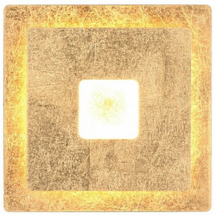 Leano LED gold-plated decorative square wall lamp Trio