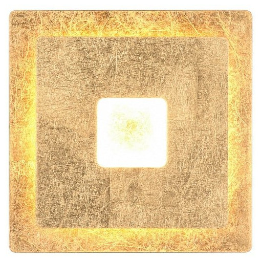 Leano LED gold-plated decorative square wall lamp Trio