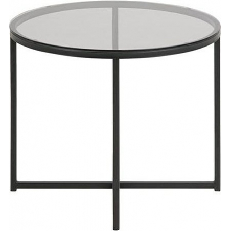 Cross 55 black glass coffee table Actona