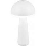 Lampa zewnętrzna na stolik z regulacją barwy światła Fungo LED biały matowy Reality