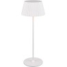 Suarez LED white matt outdoor table lamp Reality