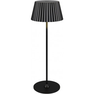 Suarez LED black matt outdoor table lamp Reality