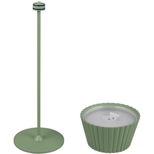 Lampa zewnętrzna na stolik Suarez LED zielona Reality 2