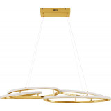 Lampa wisząca modern glamour Confuso LED 3000K 90cm złota