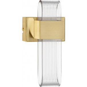 Tellia LED 3000K gold brass glamour wall lamp