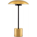 Shock LED gold brass&amp;black retro table lamp