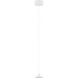 Lampa wisząca minimalistyczna Minima 9,2cm biała