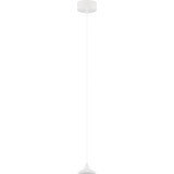 Lampa wisząca minimalistyczna Minima 9,2cm biała