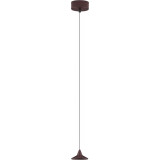 Minima 9.2cm brown minimalist pendant lamp