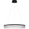 Lampa wisząca szklana nowoczesna Isabell LED 85cm 3000K czarna