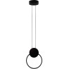 Lampa wisząca minimalistyczna Cry Round LED 20cm czarna