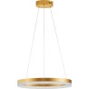 Giulia LED 40cm gold brass round crystal chandelier