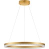 Giulia LED 60cm gold brass round pendant crystal chandelier