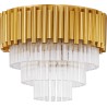 Solinero 40cm gold crystal glamour ceiling lamp