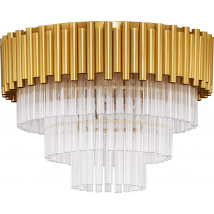 Solinero 50cm H35.5cm gold glamour crystal ceiling lamp