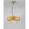 Solinero 50cm H39.5cm gold crystal pendant chandelier