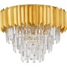 Solinero 50cm H39.5cm gold crystal glamour ceiling lamp