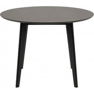 Roxby 105 black round dining table Actona 2