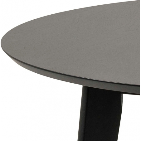 Roxby 105 black round dining table Actona