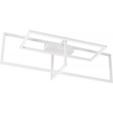 Plafon nowoczesny ściemniany Gader 92cm LED biały piaskowy