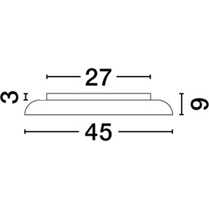 Marcus LED 45cm 3000K black minimalist dimmable ceiling lamp 2