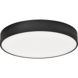 Ifra LED 46cm black ceiling lamp with remote control and light color adjustment black