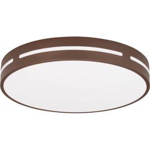 Lose LED 45cm brown modern round ceiling lamp