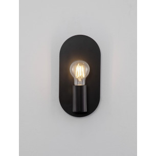 Flow black decorative wall lamp