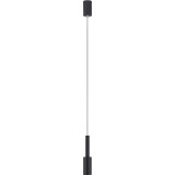 Lampa wisząca tuba minimalistyczna Koshima LED 4cm czarna